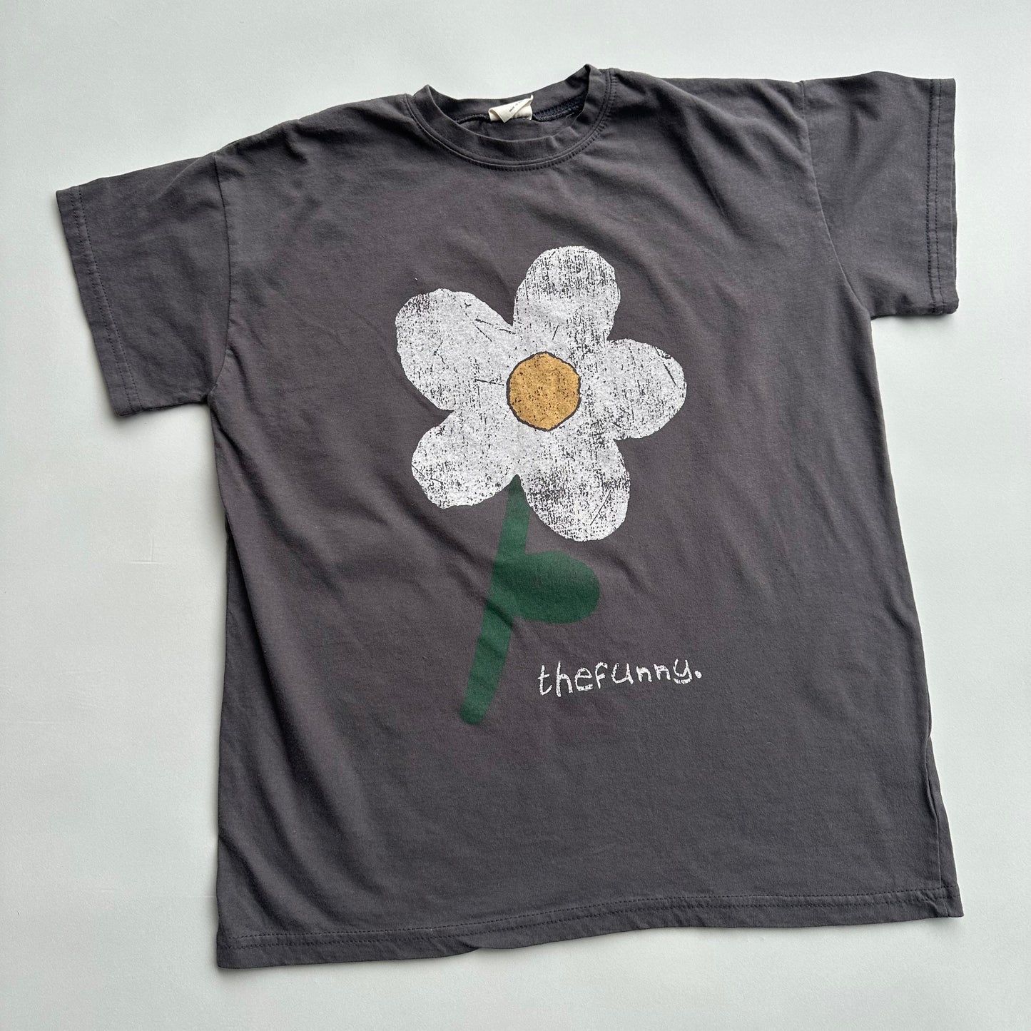 Flower t-shirt dress