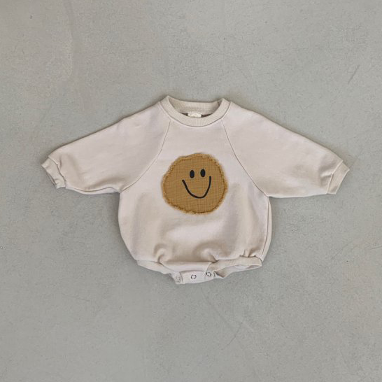 smiley baby onesie